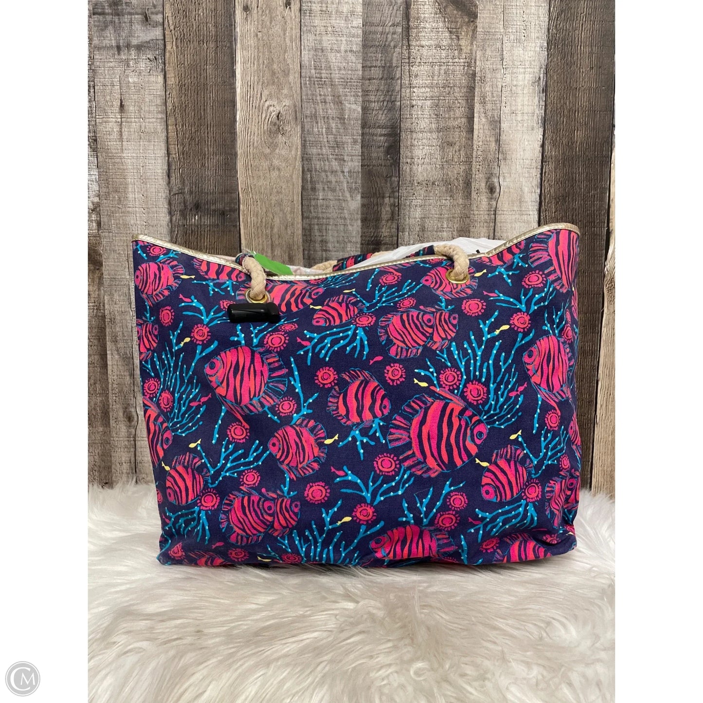 Tote Designer By Lilly Pulitzer, Size: Large