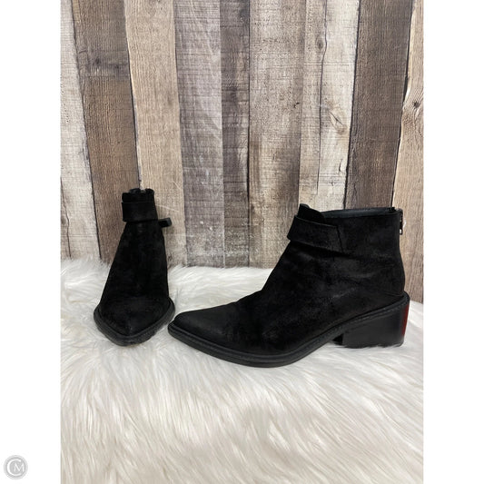 Boots Ankle Flats By Helmut Lang In Black, Size: 9