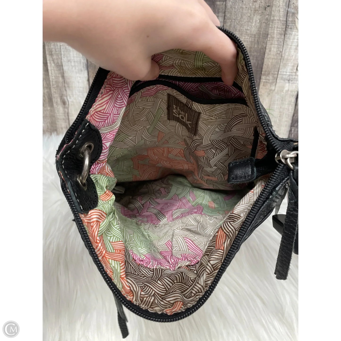 Crossbody Leather By Sakroots, Size: Medium