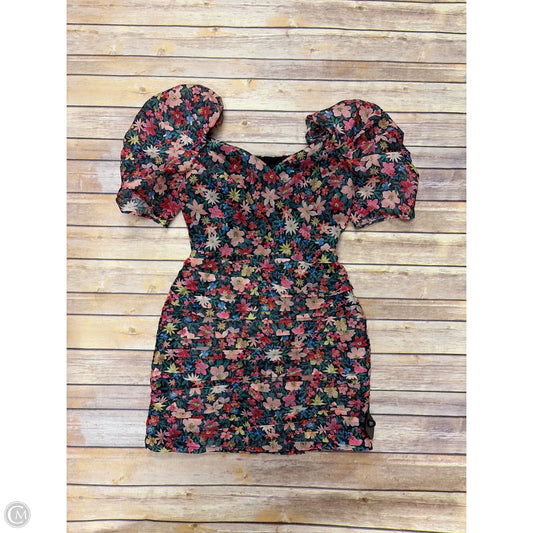 Dress Party Short By Cme In Floral Print, Size: S