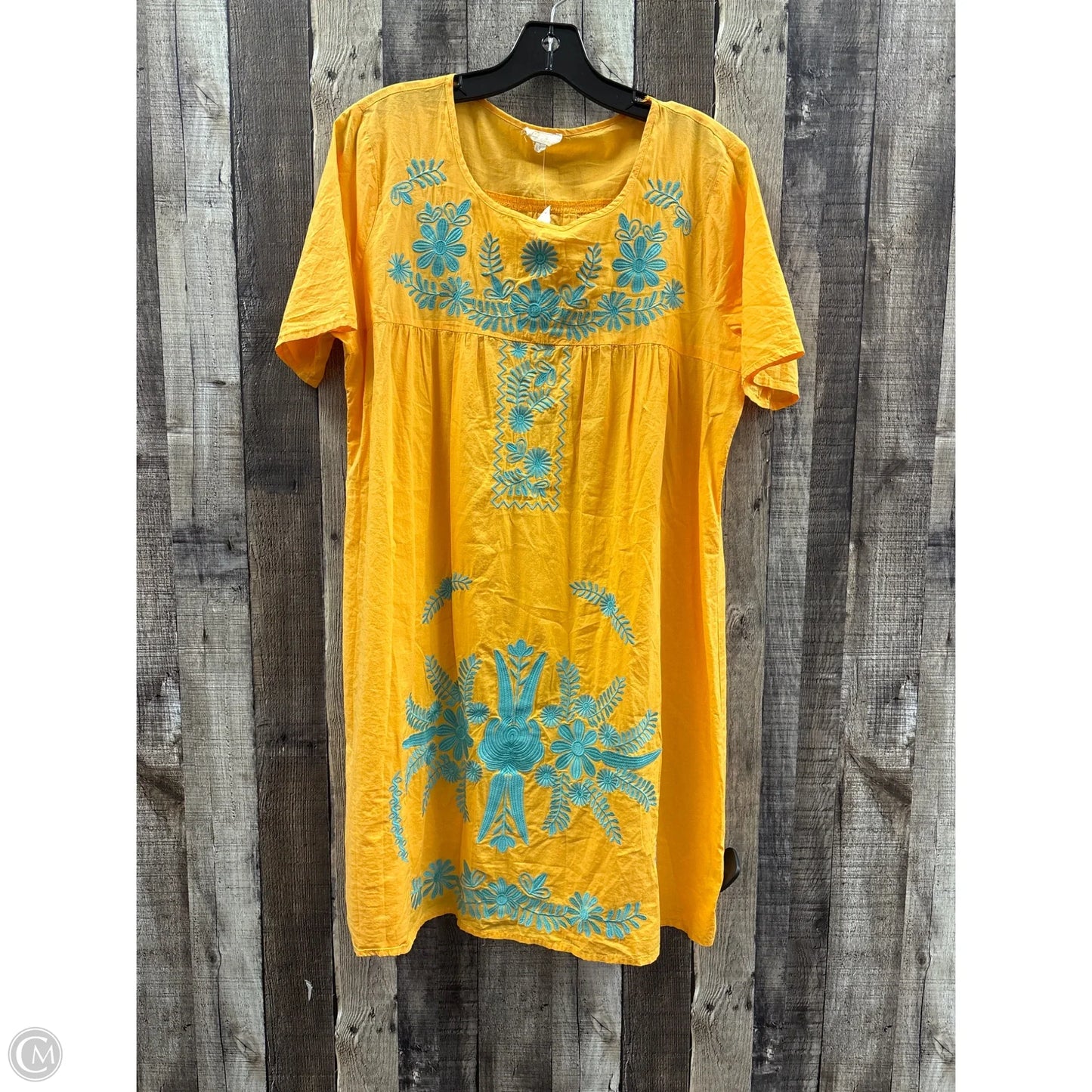 Dress Casual Short By Cme In Orange, Size: L