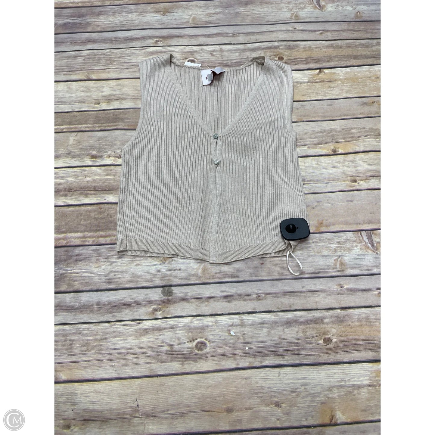 Vest Other By Pink Rose In Beige, Size: Xs