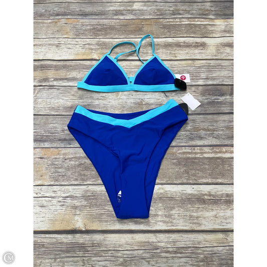 Swimsuit 2pc By Cmf In Blue, Size: S