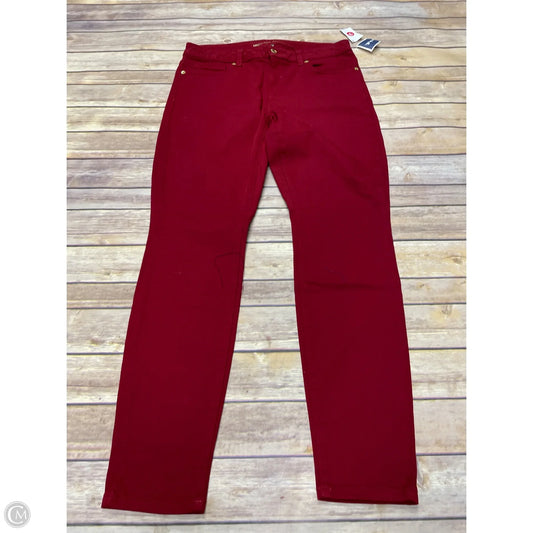 Jeans Designer By Michael Kors In Red, Size: 8