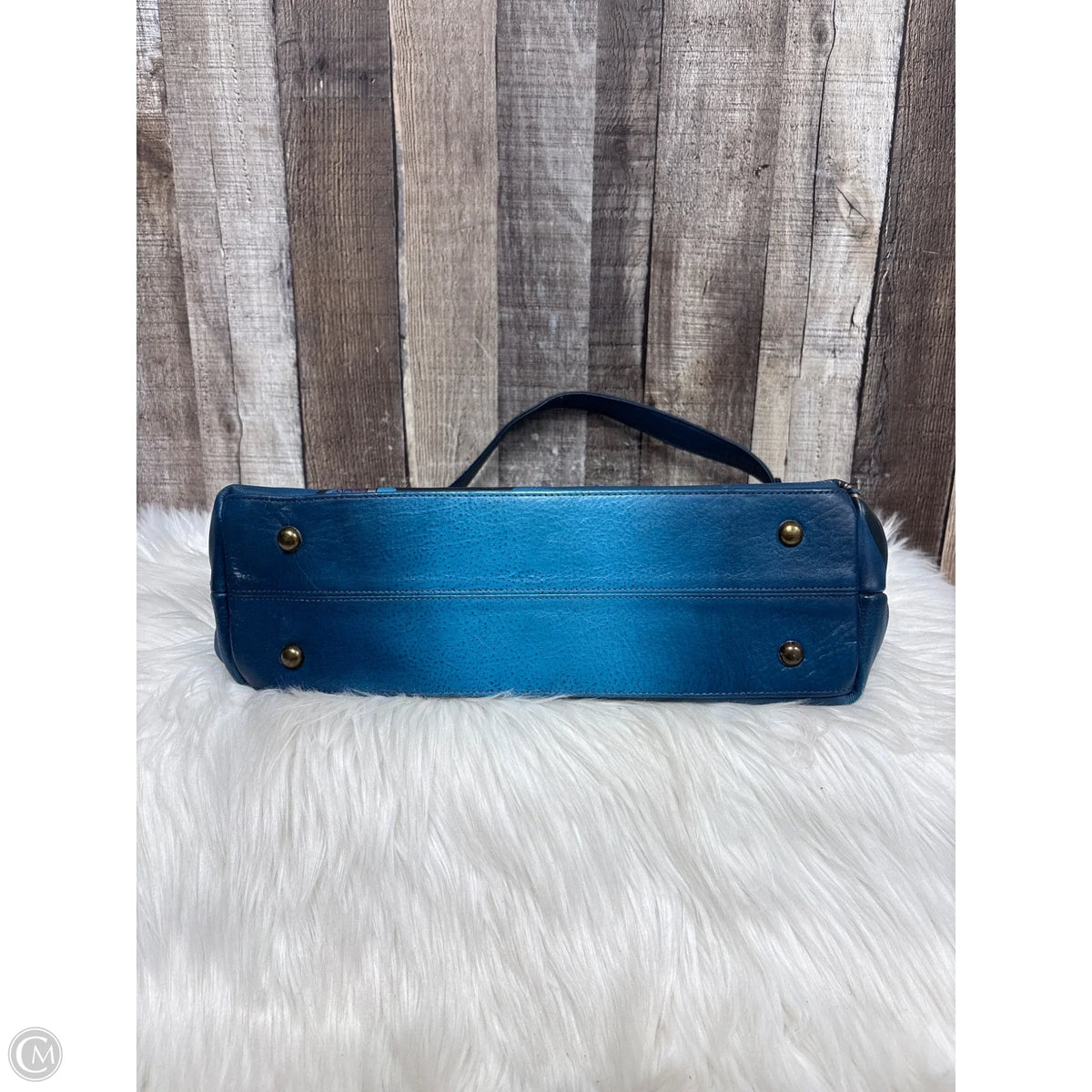 Handbag Leather By Cmb, Size: Large