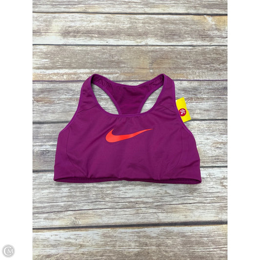 Athletic Bra By Nike In Purple, Size: S