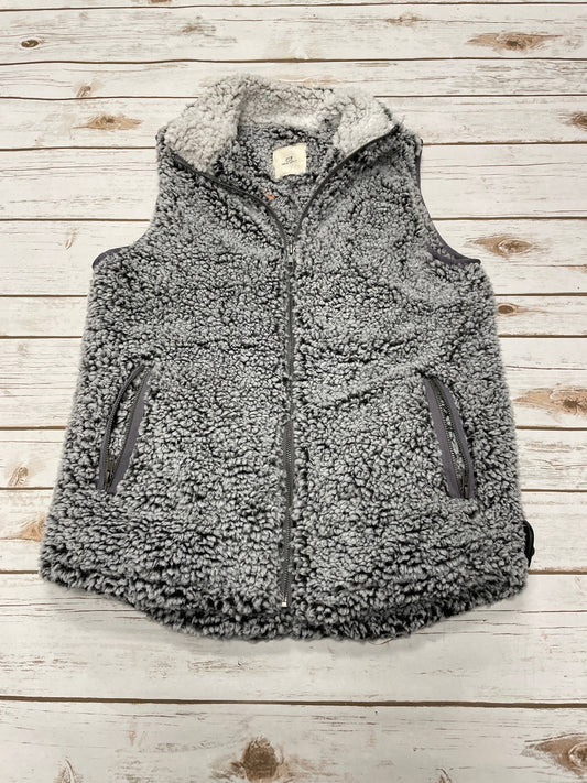 Vest Fleece By Thread And Supply In Grey, Size: S