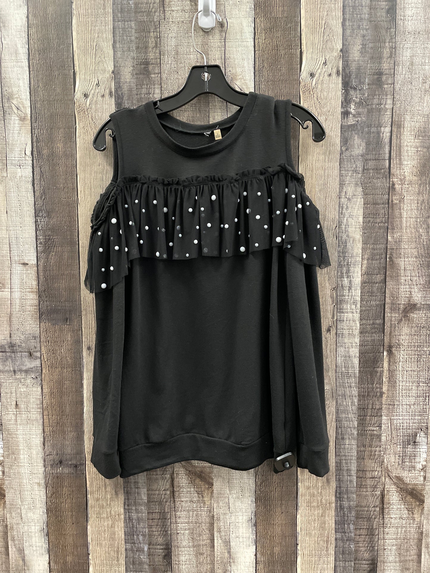 Top Long Sleeve By Cmf In Black, Size: Xl