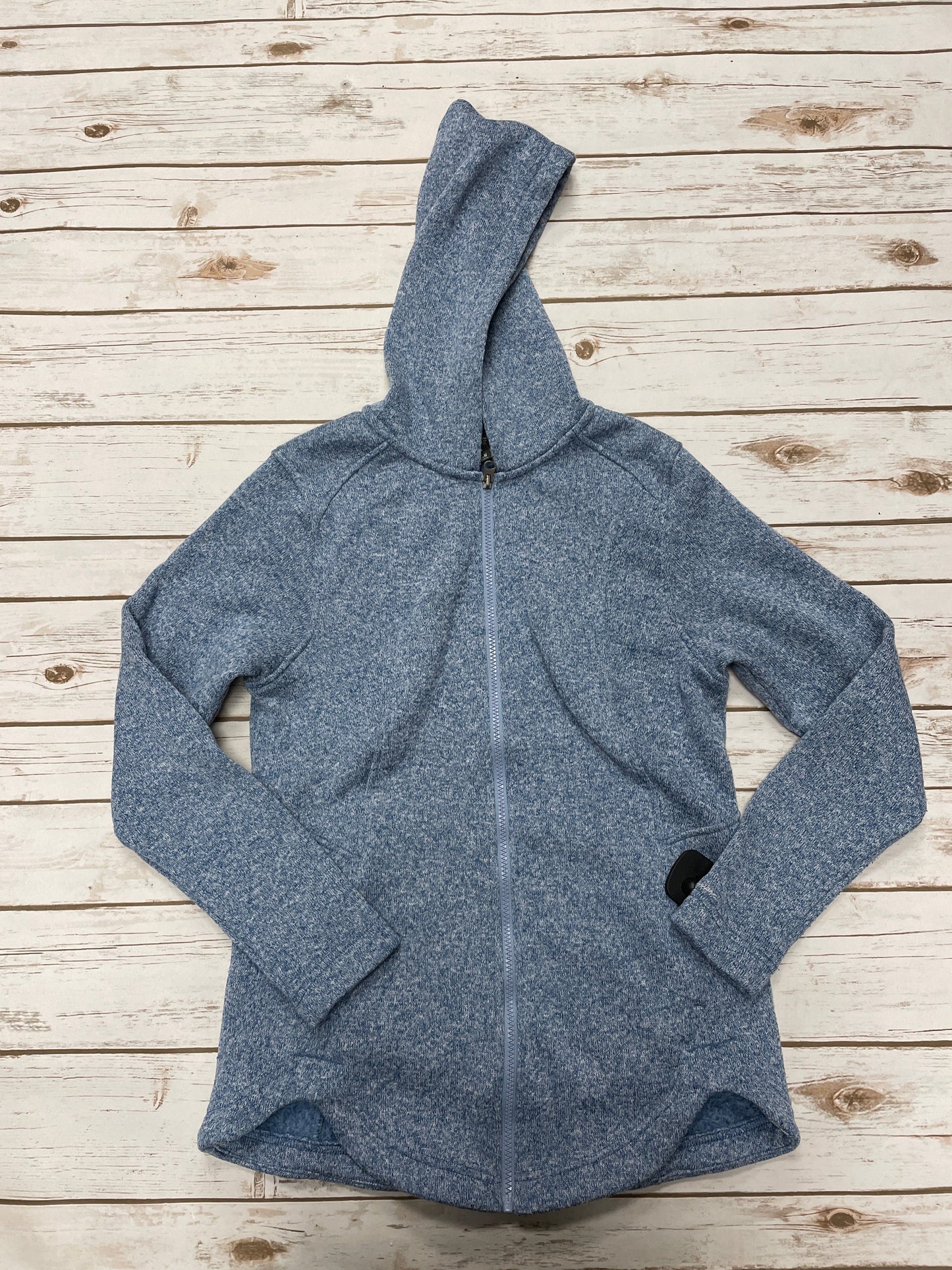 Athletic Jacket By Eddie Bauer In Blue, Size: M