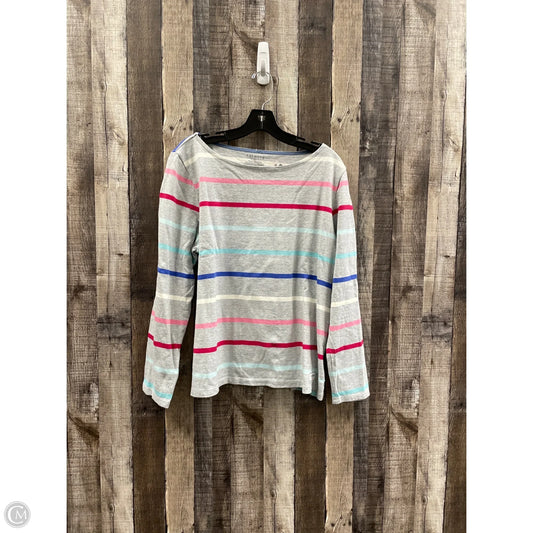 Top Long Sleeve By Talbots In Striped Pattern, Size: Xl