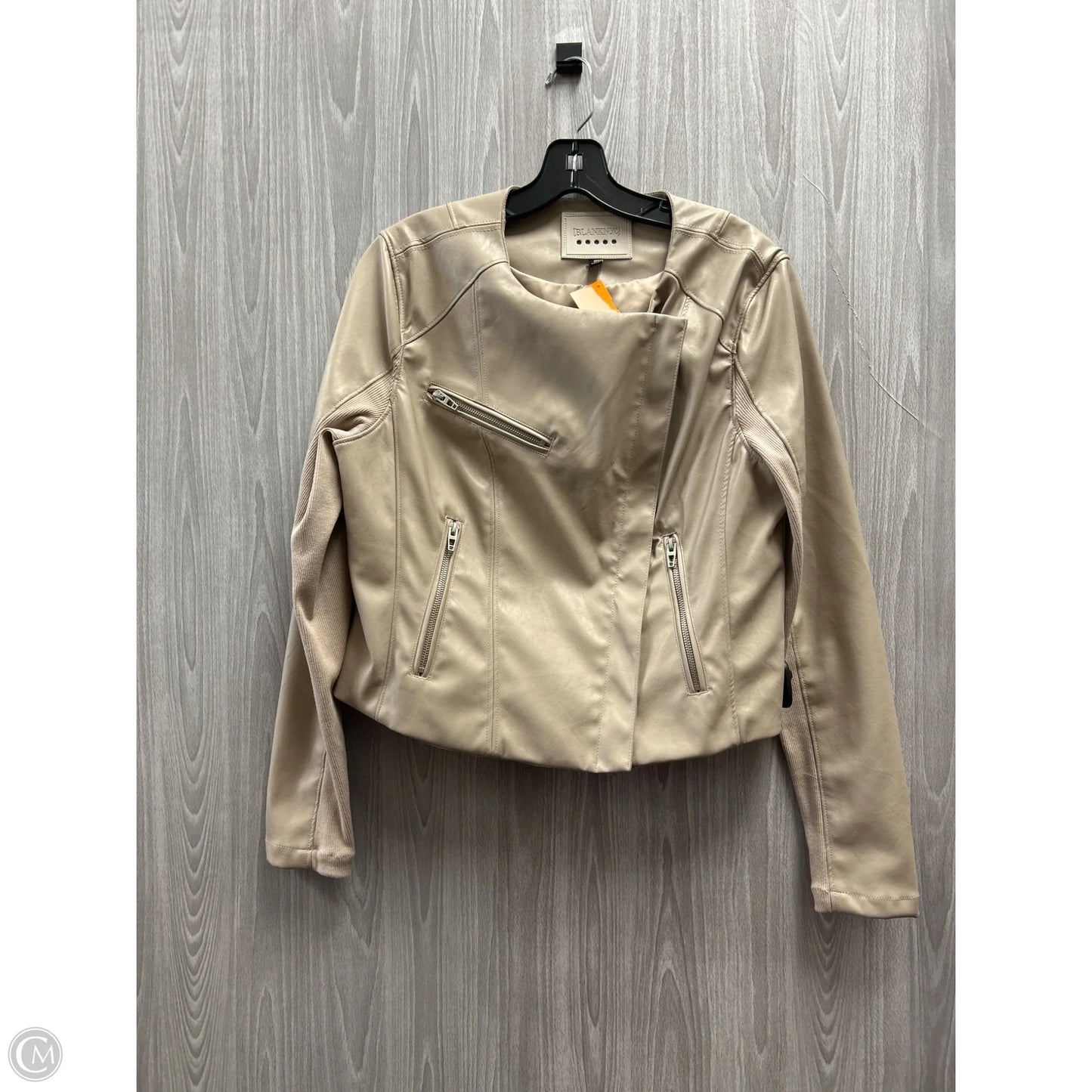 Jacket Moto By Blanknyc In Beige, Size: L