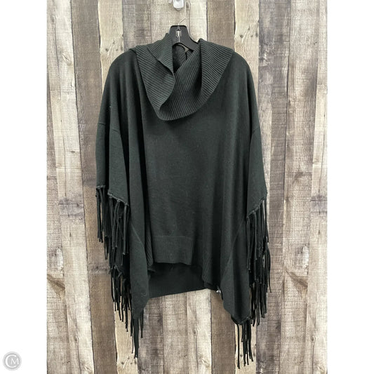 Poncho By Cynthia Rowley In Black, Size: 2x