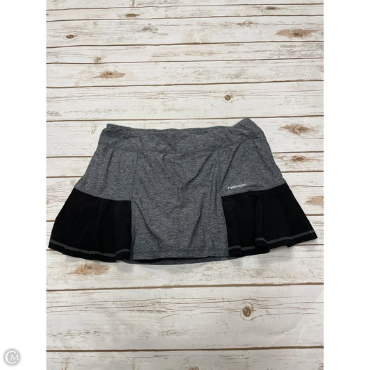 Athletic Skort By Head In Grey, Size: Xl