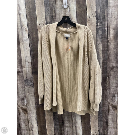 Sweater Cardigan By Universal Thread In Tan, Size: Xxl