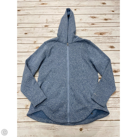 Jacket Fleece By Eddie Bauer In Blue, Size: Xl