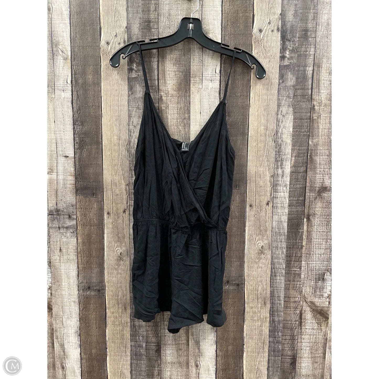 Romper By Forever 21 In Black, Size: M