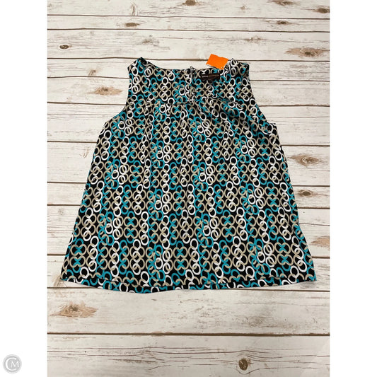 Top Sleeveless By Dana Buchman In Multi-colored, Size: M
