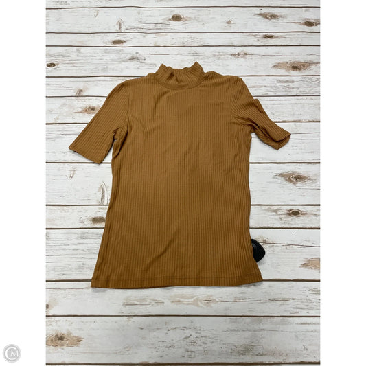 Top Short Sleeve By Rachel Zoe In Tan, Size: Xs