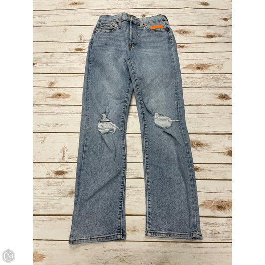 Jeans Straight By Levis In Blue Denim, Size: 2