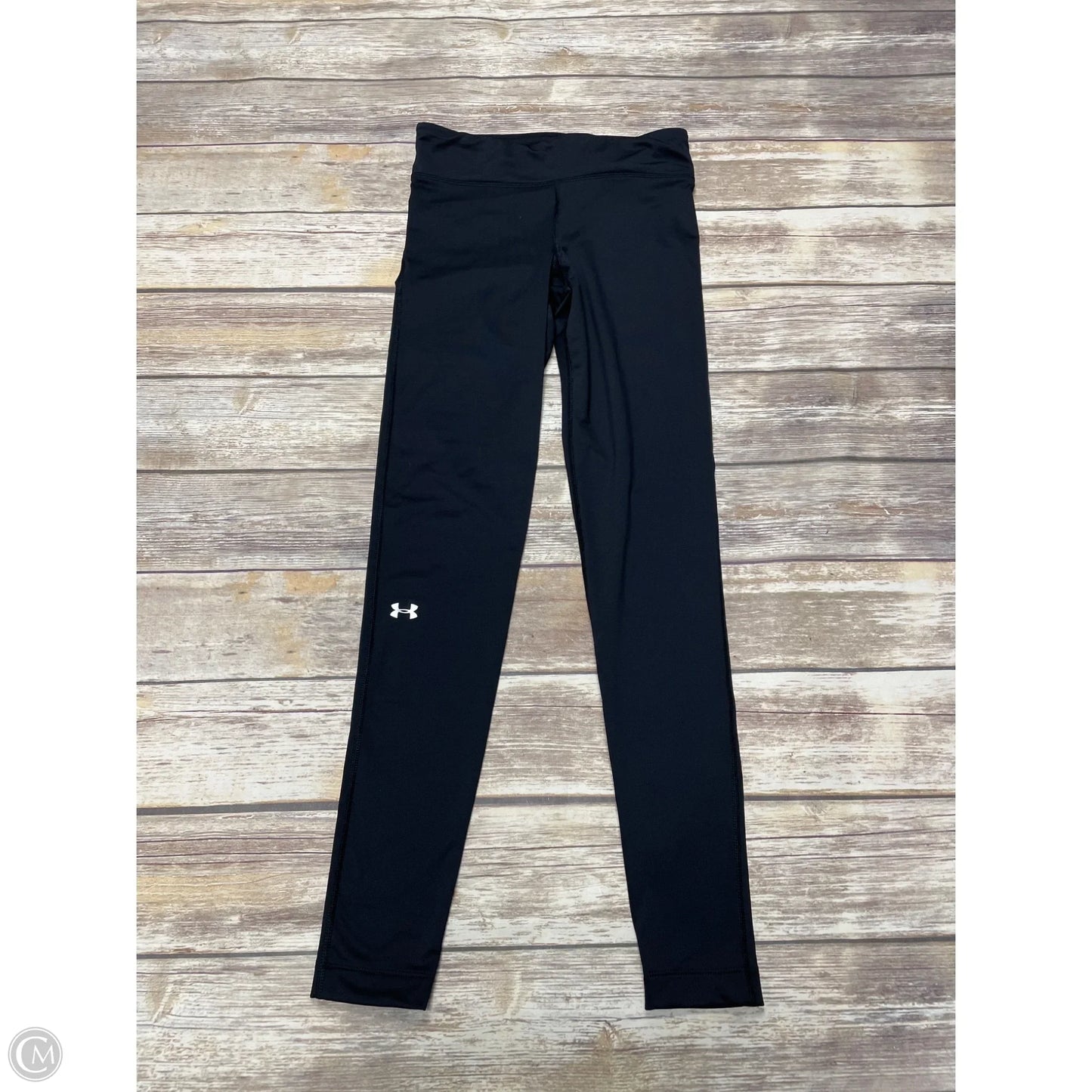 Athletic Leggings By Under Armour In Black, Size: M