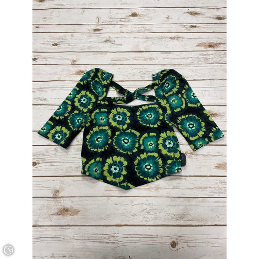 Top Short Sleeve By Free People In Green, Size: M