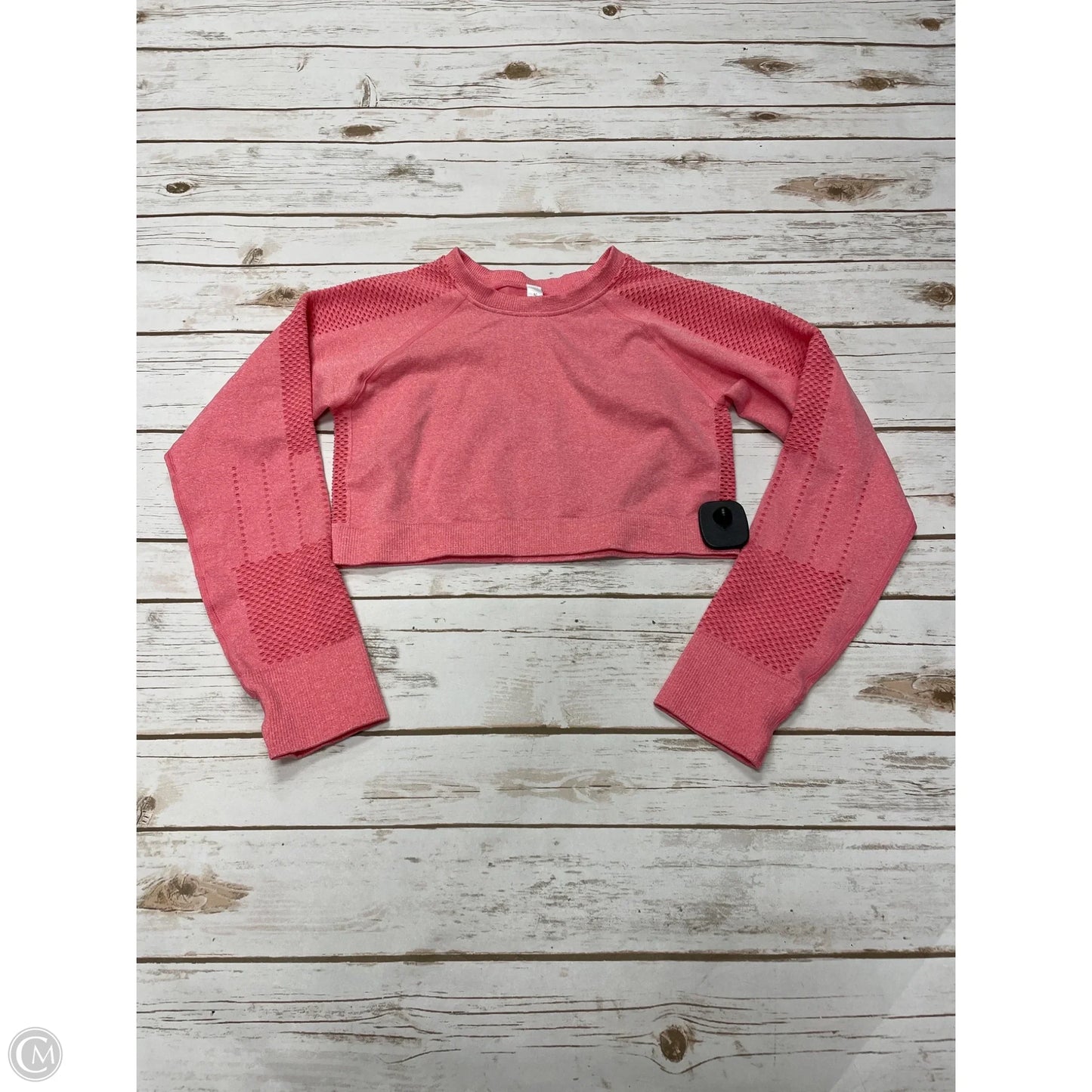 Athletic Top Long Sleeve Crewneck By Cmf In Coral, Size: M
