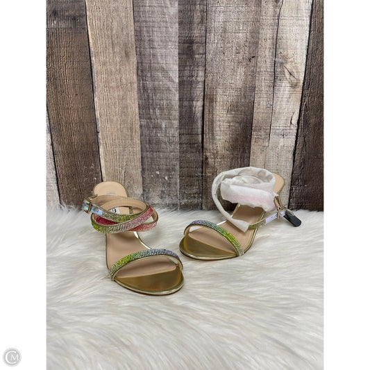 Sandals Heels Stiletto By Nina In Multi-colored, Size: 9
