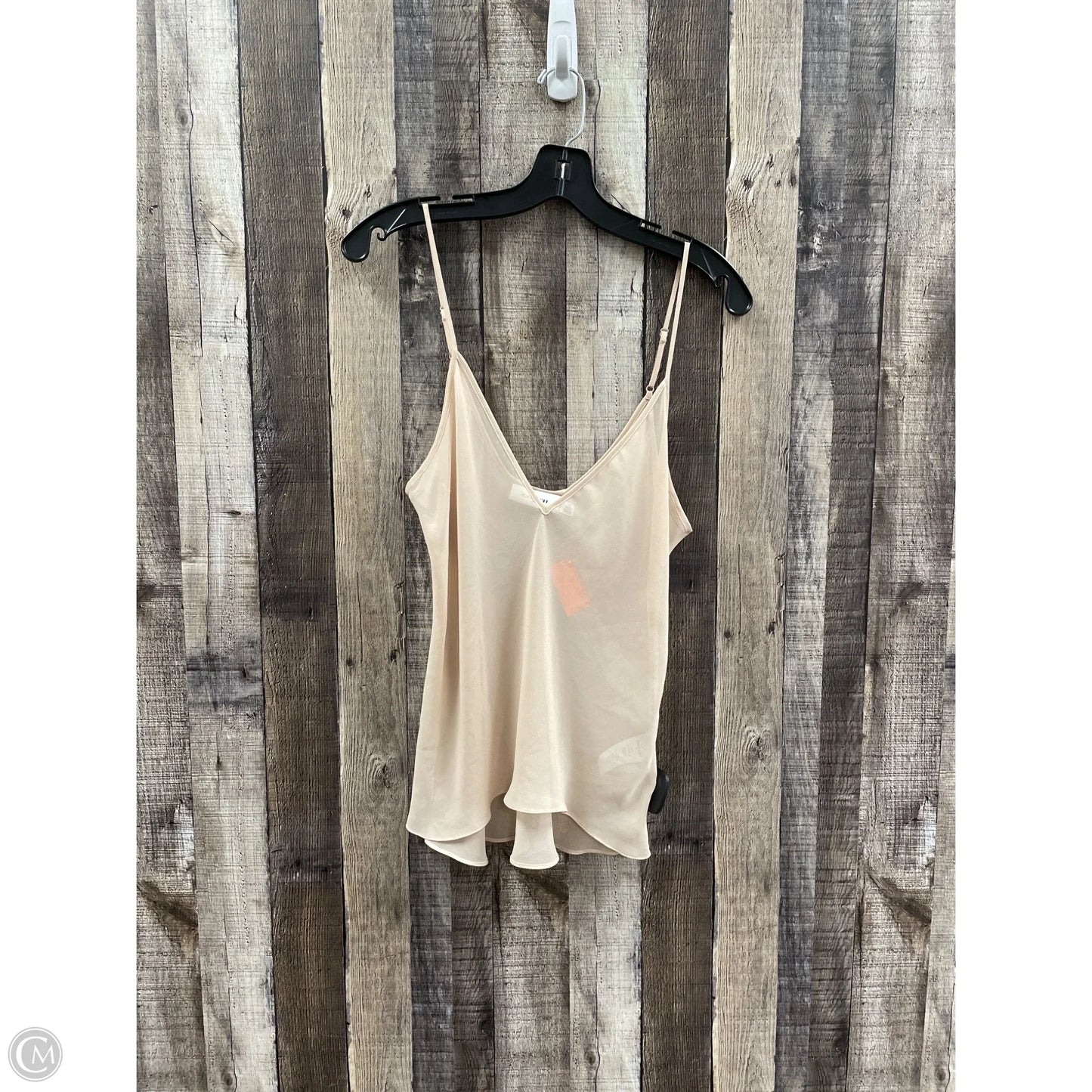 Top Sleeveless Designer By Coach In Beige, Size: M