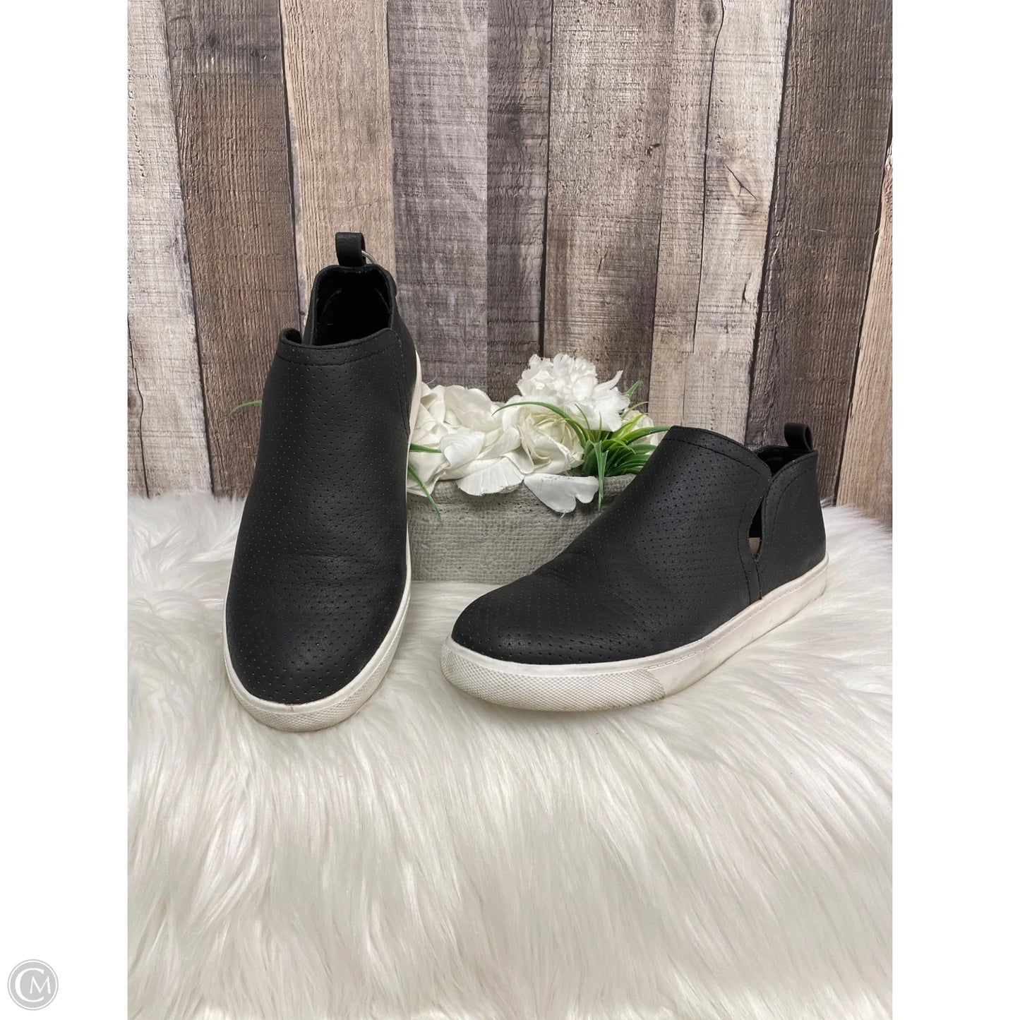 Shoes Heels Platform By Clarks In Black, Size: 8.5