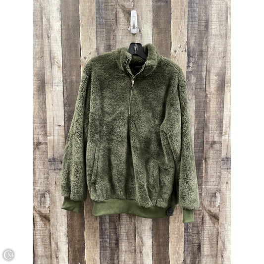 Jacket Fleece By Cme In Green, Size: Xl