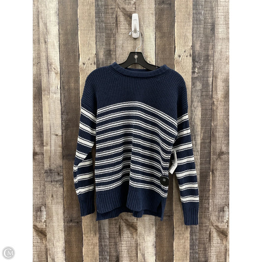 Sweater By Time And Tru In Blue & White, Size: S