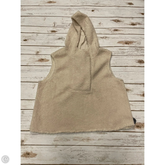 Vest Faux Fur & Sherpa By Cmf In Beige, Size: M