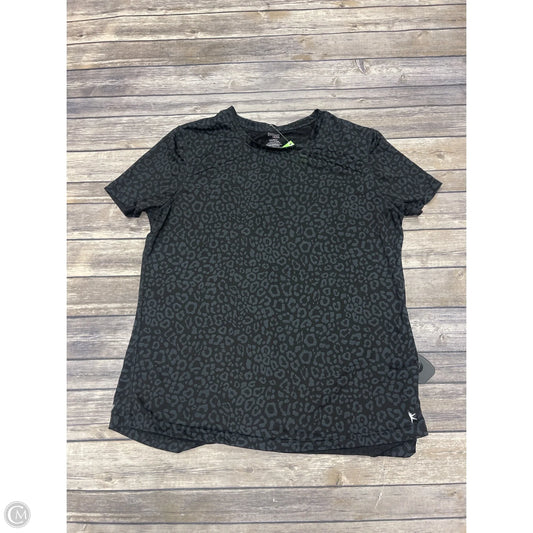 Athletic Top Short Sleeve By Danskin In Animal Print, Size: Xl