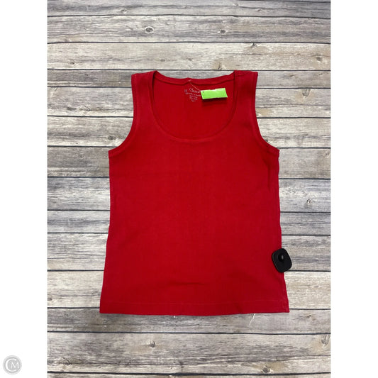 Tank Top By Chicos In Red, Size: Xs