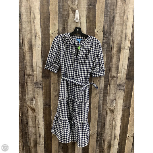 Dress Casual Midi By Draper James In Checkered Pattern, Size: S