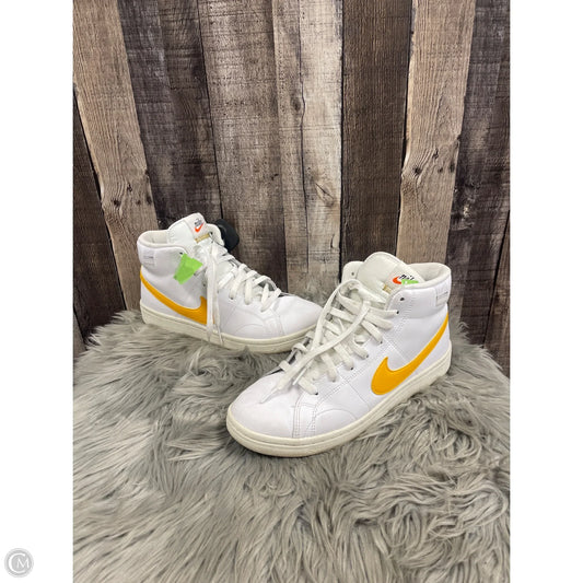 Shoes Athletic By Nike In White, Size: 10