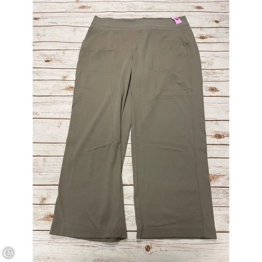 Athletic Pants By Athleta In Taupe, Size: 2x