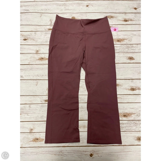 Athletic Leggings By Calia In Mauve, Size: Xxl