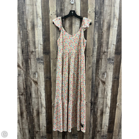 Dress Casual Maxi By Monteau In Floral Print, Size: M