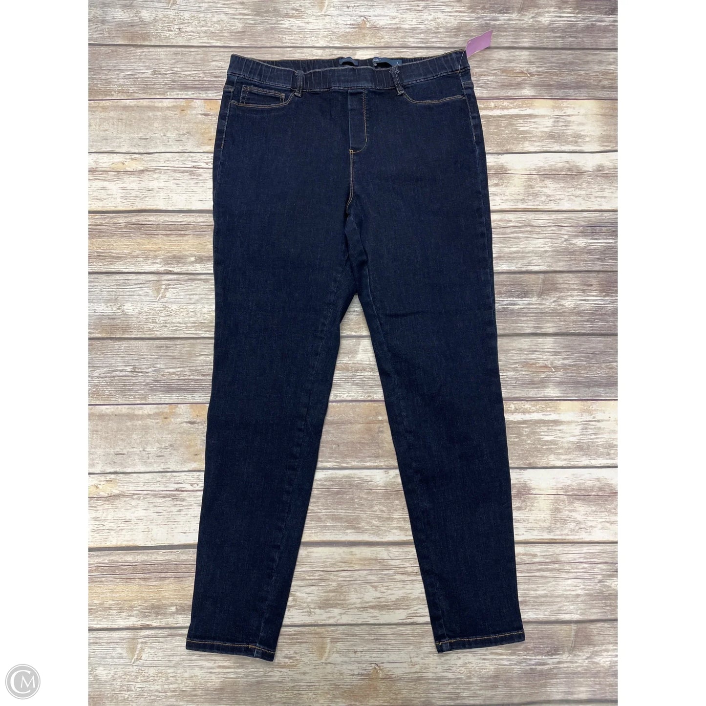 Jeans Jeggings By J. Jill In Blue Denim, Size: L