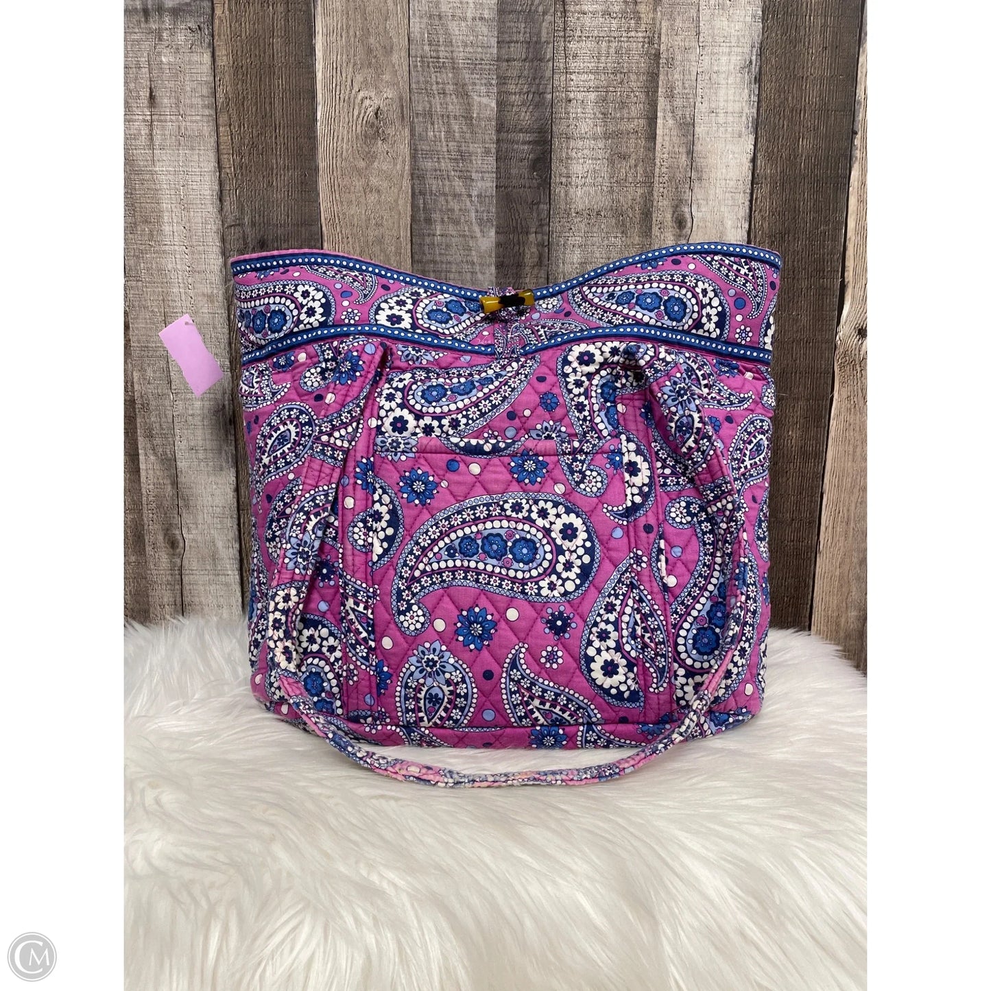 Handbag By Vera Bradley, Size: Large