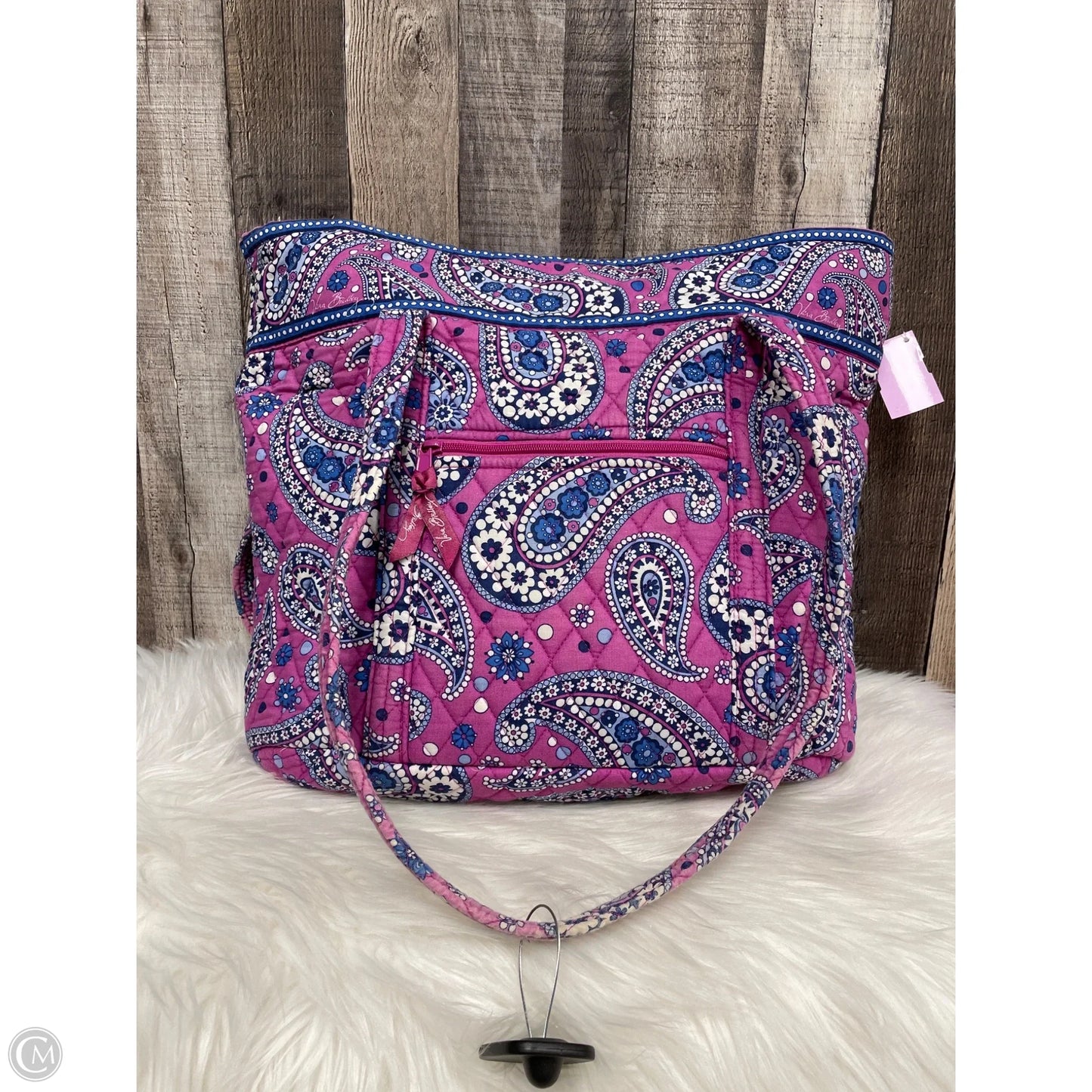 Handbag By Vera Bradley, Size: Large