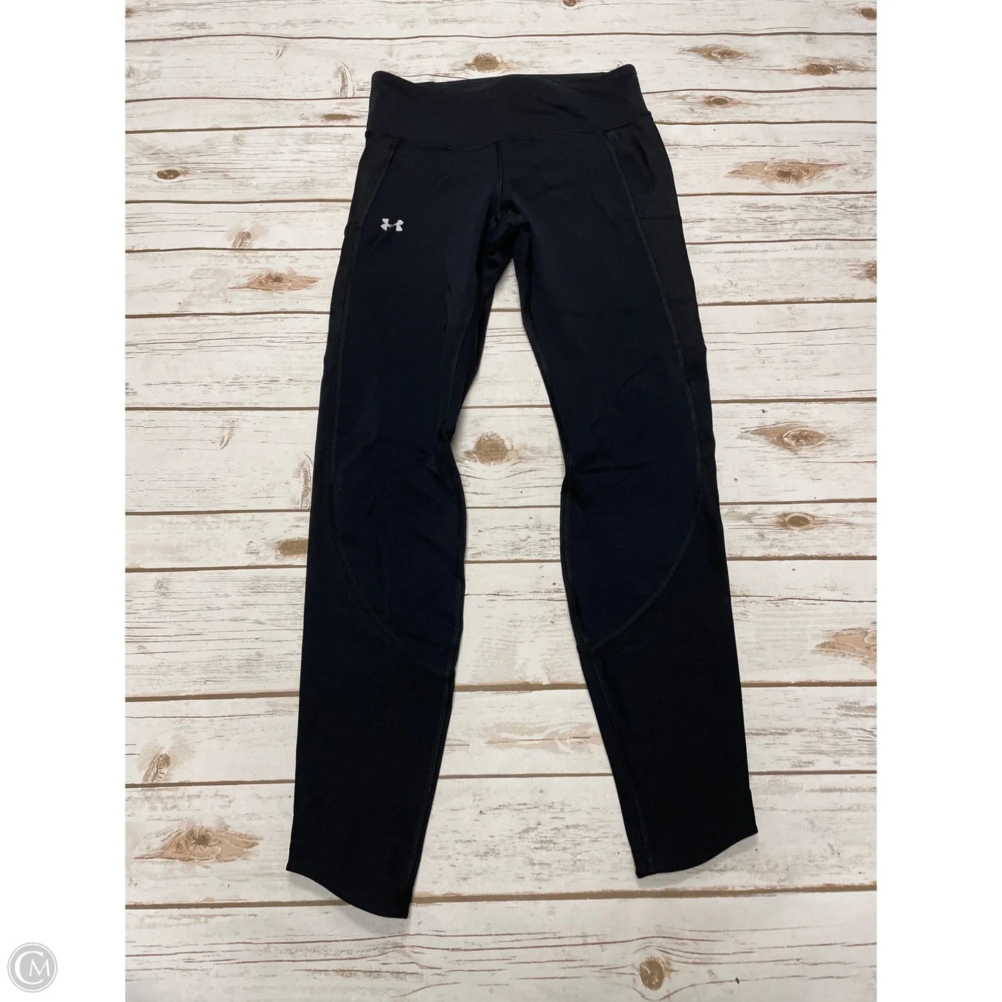 Athletic Leggings By Under Armour In Black, Size: S