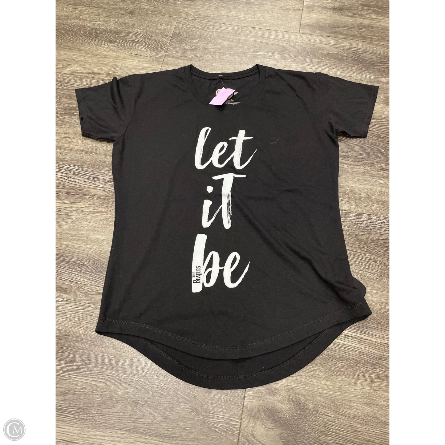 Top Short Sleeve Basic By Cme In Black, Size: S