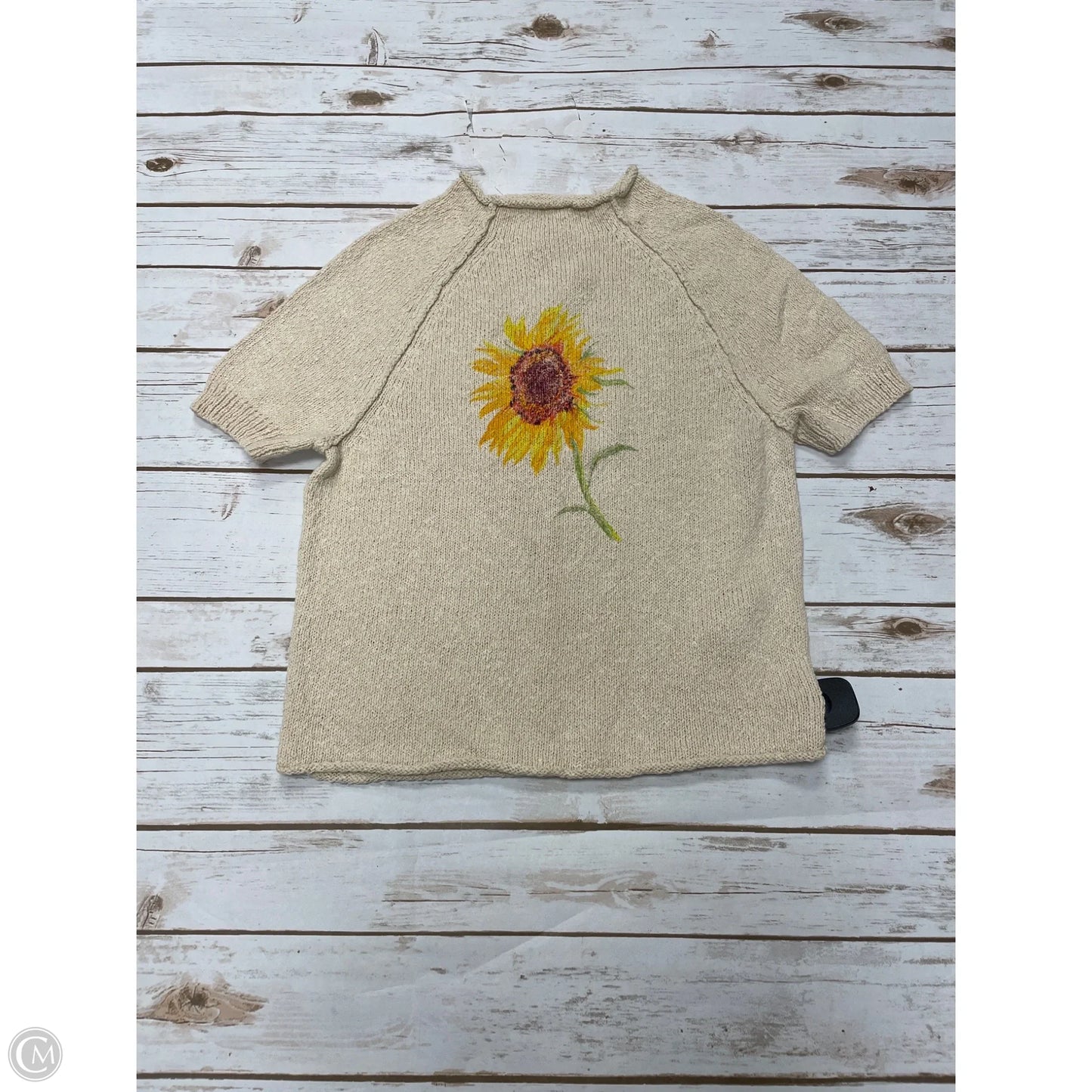 Top Short Sleeve By Pilcro In Beige, Size: Xs