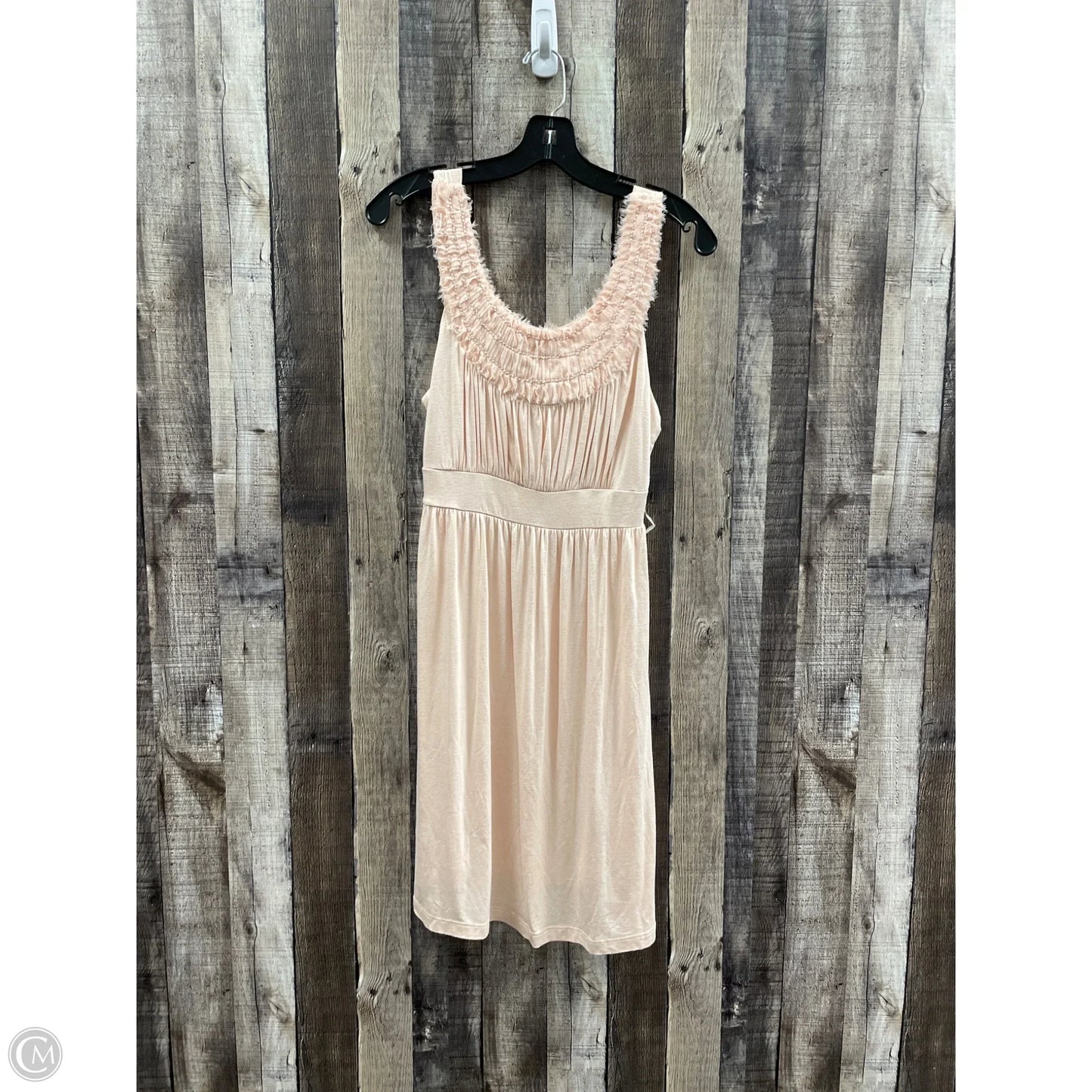 Dress Casual Short By Soprano In Peach, Size: L
