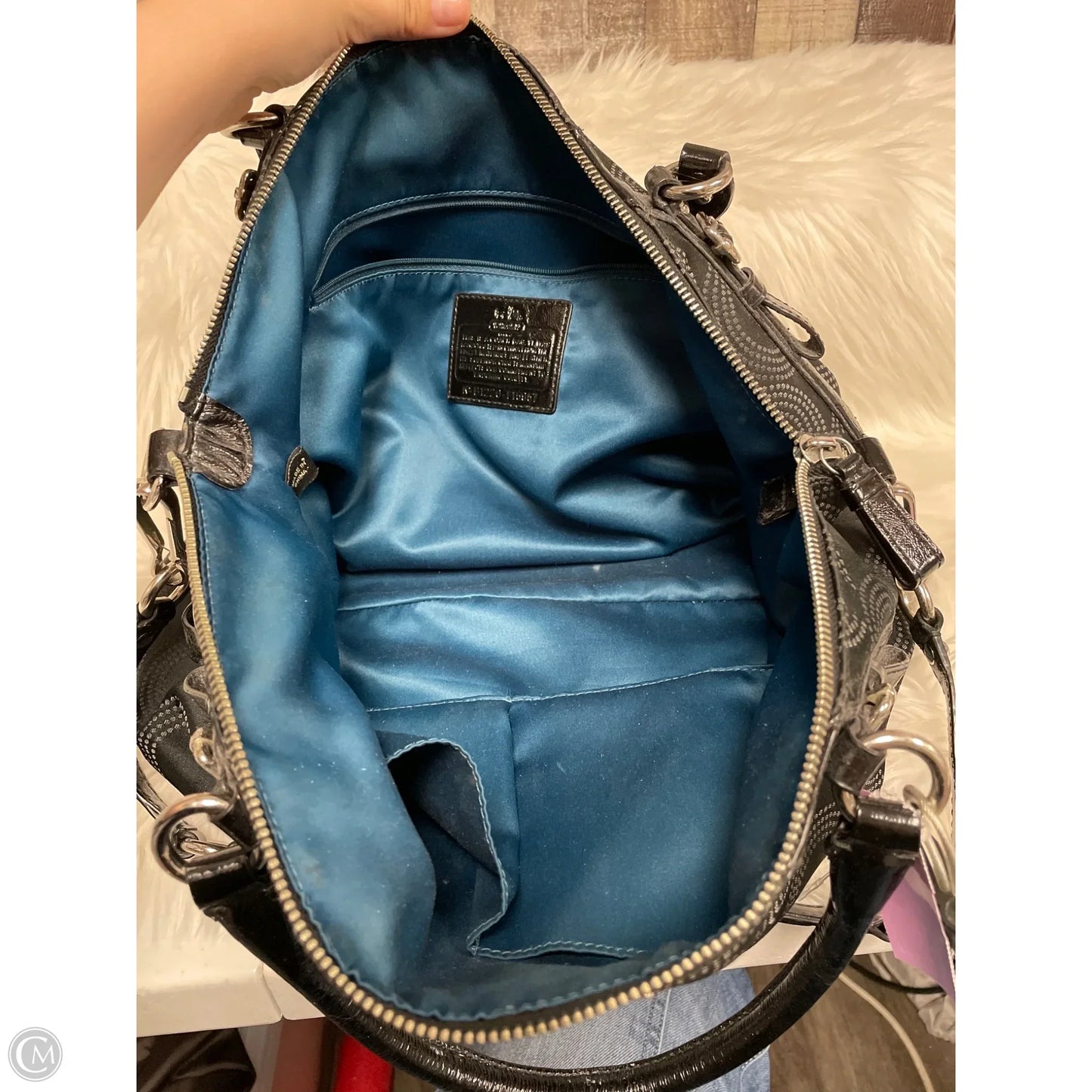 Crossbody Designer By Coach, Size: Medium