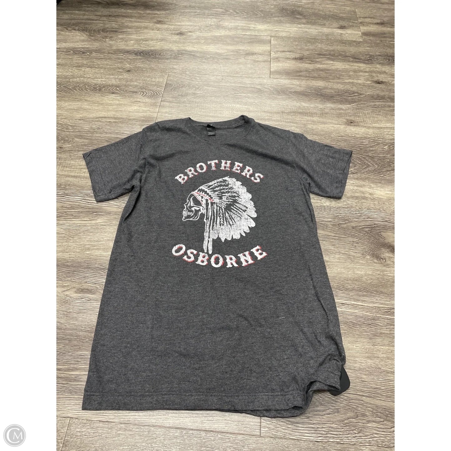 Top Short Sleeve Basic By Tultex In Grey, Size: S