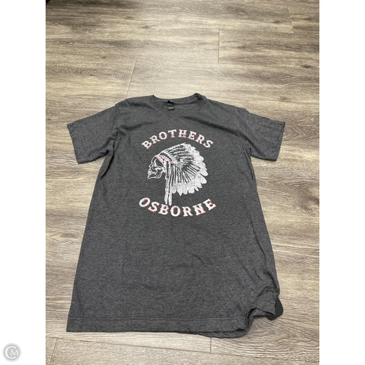 Top Short Sleeve Basic By Tultex In Grey, Size: S