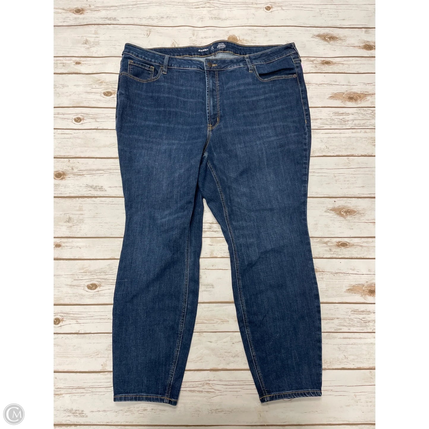Jeans Skinny By Old Navy In Blue Denim, Size: 24